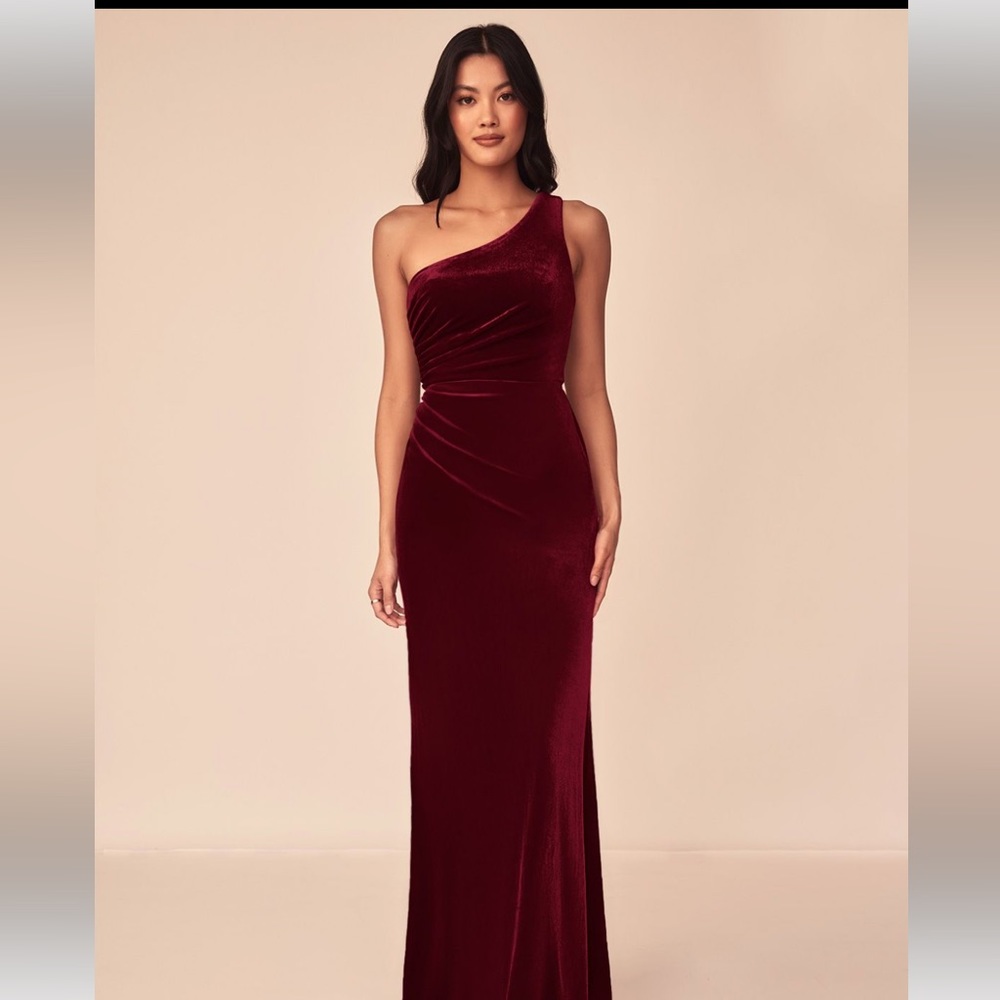 Azazie velvet dress NWT